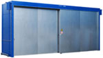 Brandcompartimenten pallet-IBC's